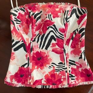 Whitehouse Black Market strapless top